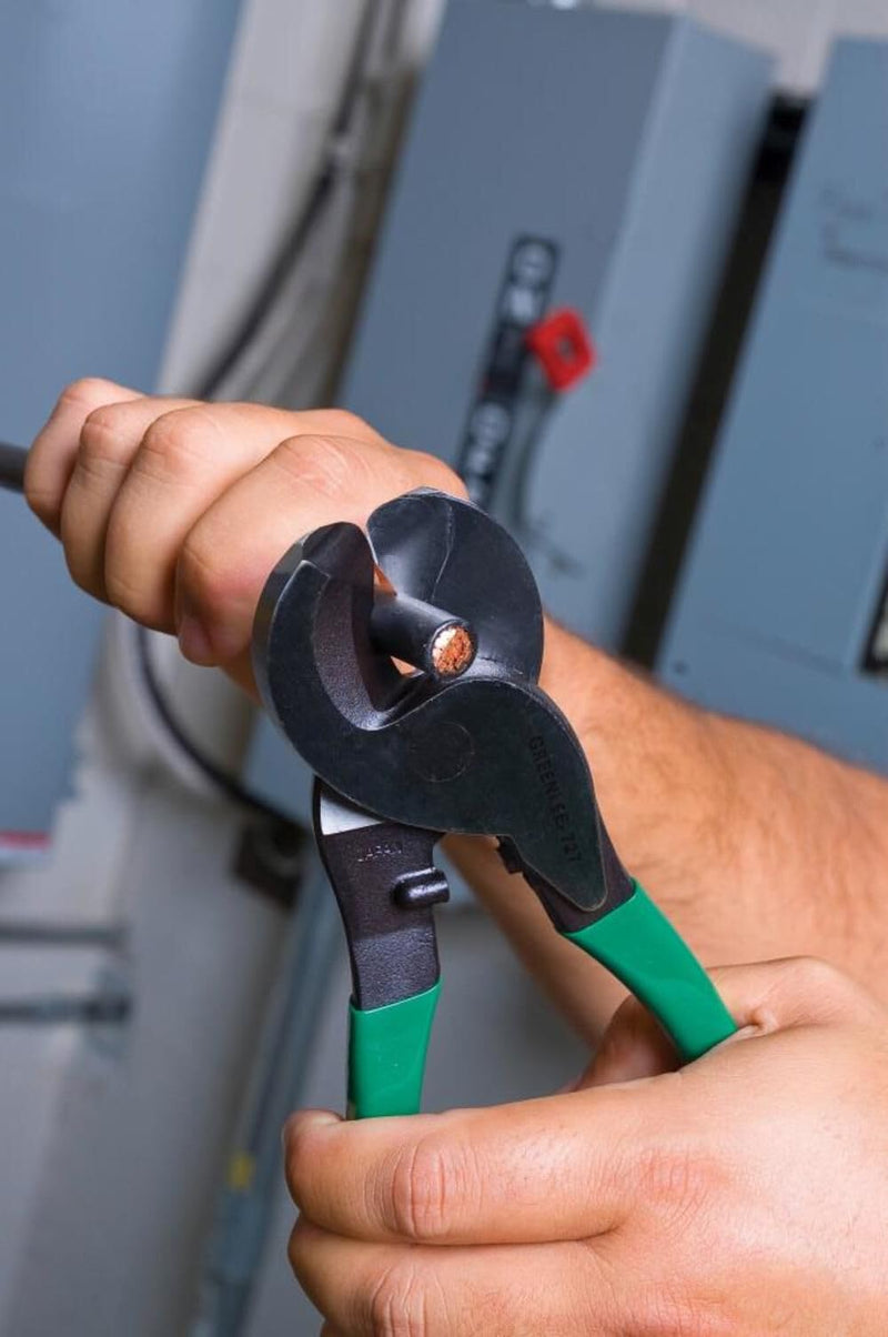 Greenlee 727 9-3/4" Handheld Cable Cutter for Copper and Aluminum Cables Up to 2/0, 70 Square Millimeters