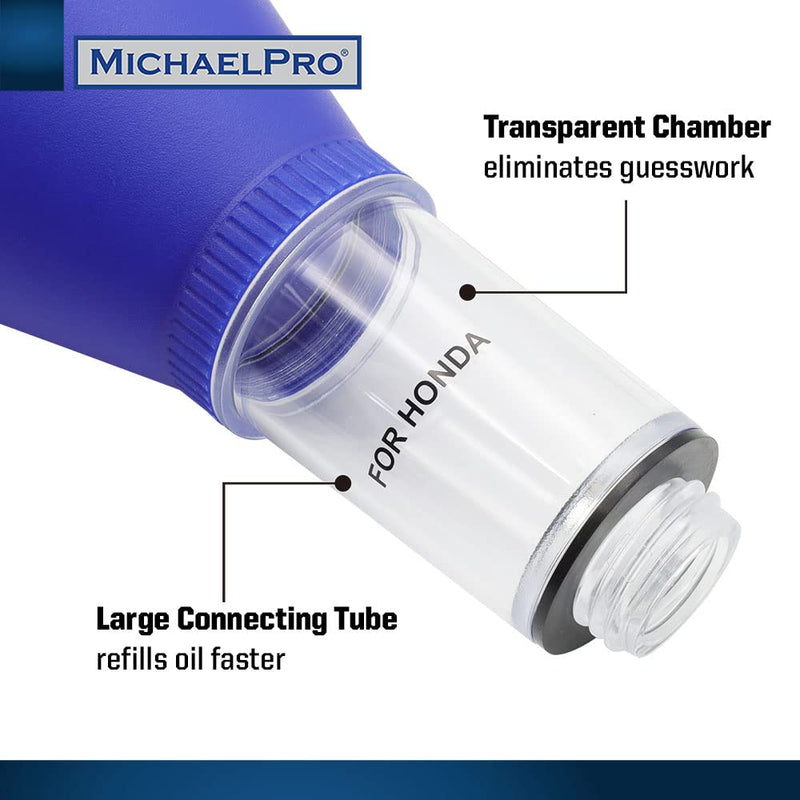 MichaelPro Spill-Free Oil Funnel for Honda, Nissan, Kia and Hyundai Vehicles | Hands-Free Design for Oil Changing, Saves Time and Effort | MP009077 Honda/Nissan/Kia/Hyundai