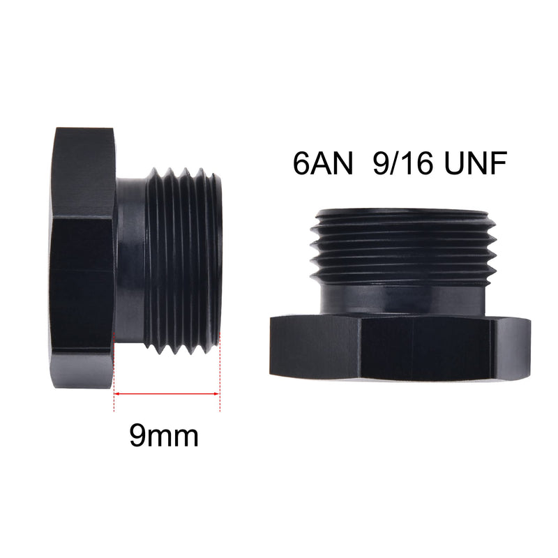 EVIL ENERGY 6AN Block off Cap ORB Plug Fitting Adapter Male Aluminum
