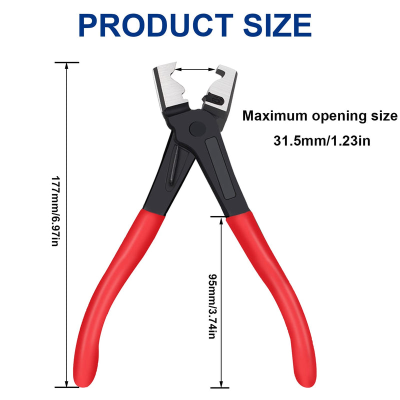 Tnisesm Hose Clamp Pliers Clic-R Type for Automobile Collar Pliers CV Boot Clamp Repair Tools