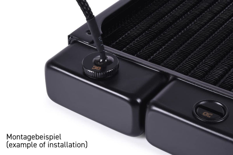 Alphacool Eiszapfen Temperature Sensor Flat G1/4, Black