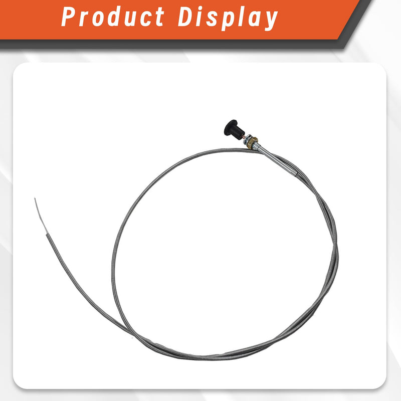 labwork 237 Mower Rotary Universal Push Pull Choke Cable 63" Inner 60" Conduit (2-3/4" Travel)