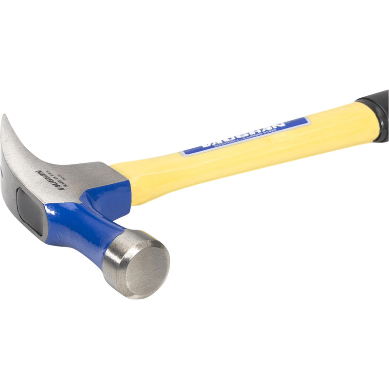 VAUGHAN Electricians Straight Claw Hammer, Extra Long Poll, Assembled in USA, E18F, VN13820