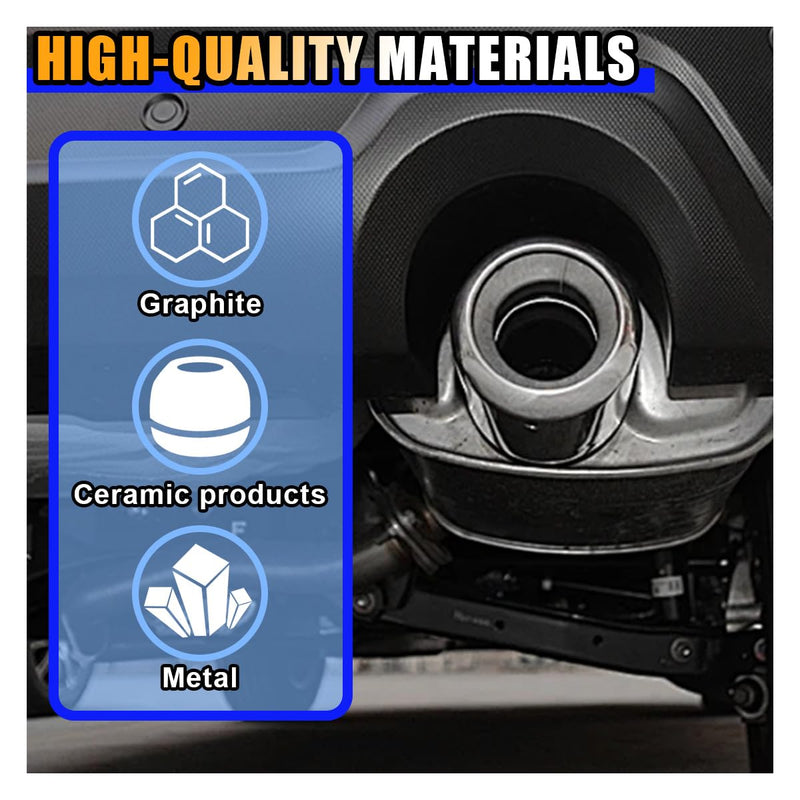 ID 60mm Car Exhaust Manifold Gasket, Exhaust Flange Gasket Seal Muffler Gasket Replacement, Exhaust Donut Gasket Muffler Ring to Prevent Leaking Between Exhaust Manifold and Exhaust Pipe (60mm)