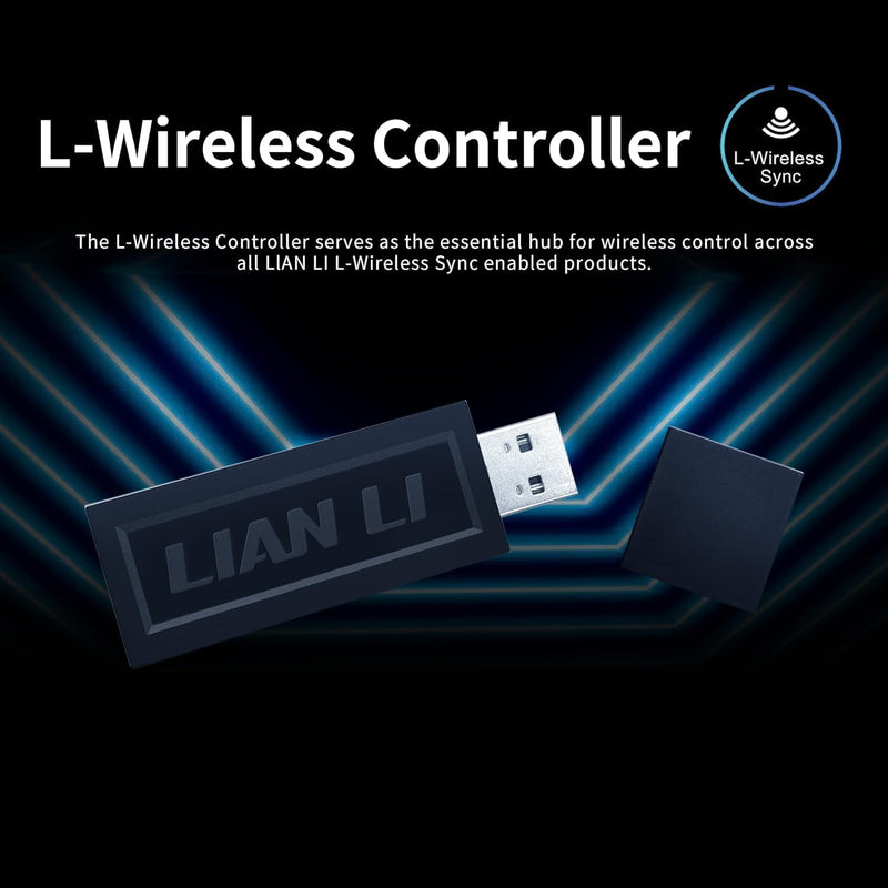 Lian Li UNI Fan SL LCD Wireless (Reverse Blade) 120mm ARGB Fan - Single Pack - 1.6" LCD - 2.4 GHz Wireless Signal for RGB & Control - Controller NOT Included & Required - Black(12RSLLCD1W1B) LCD Reverse Blade 1 x 120mm, Black
