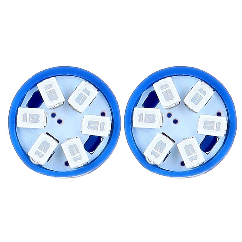 cciyu 10X Super Blue Wedge Side T10 6SMD LED Speedometer Instrument Light 192 194 168 10