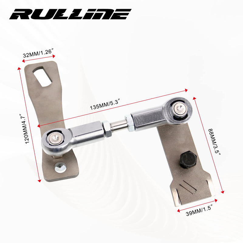RULLINE Transfer Case Linkage kit Transfer Case Components Accessories Compatible with Jeep for Cherokee XJ for Comanche MJ 1986-2001 New Stainless Steel Material