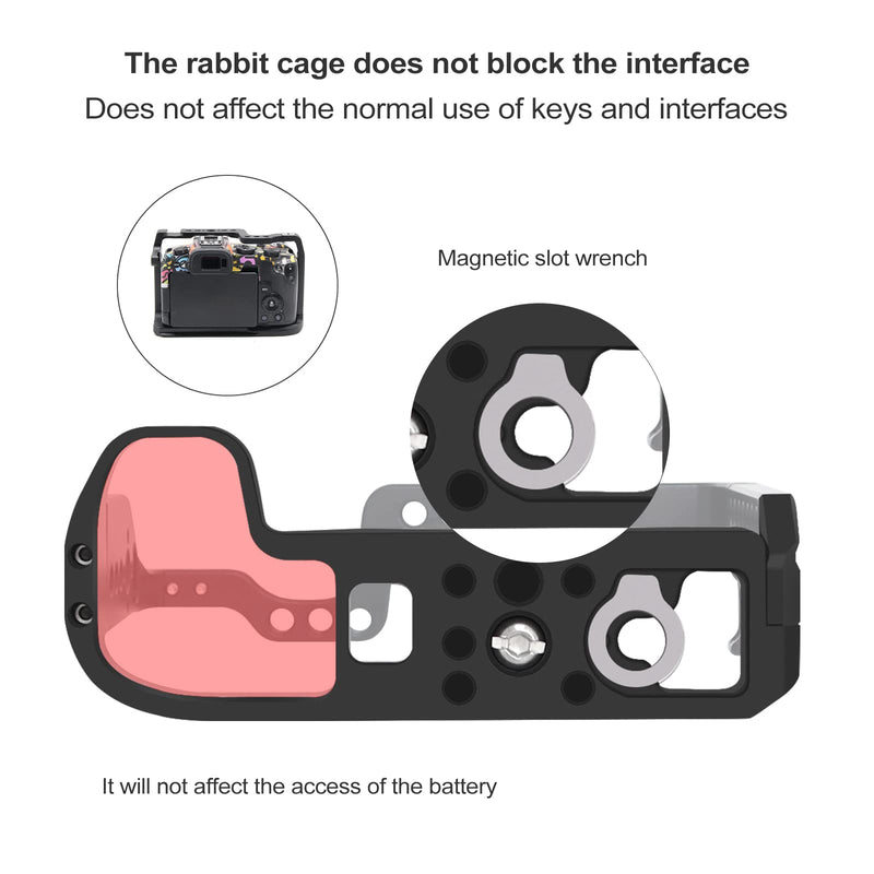 Canon EOS RP Camera Cage - Rig with Cold Shoe for Bag
