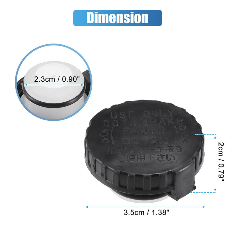 X AUTOHAUX Brake Master Cylinder Cap Cover No.46020EM30A for Nissan Cube 2009-2014 for Nissan Juke 2011-2017