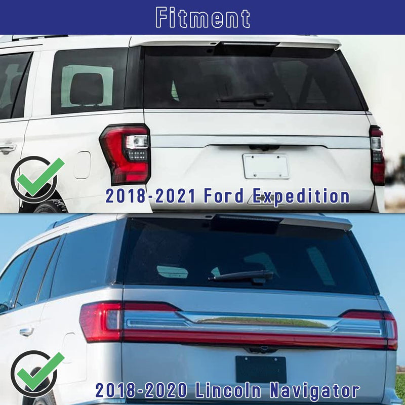 Rear Windshield Wiper Arm Blade Assembly Kit Compatible with 2018-2021 Ford Expedition, 2018-2020 Lincoln Navigator Rear Window Wiper, Replacement JL1Z17526A, JL1Z17528A, JL1Z17C526A