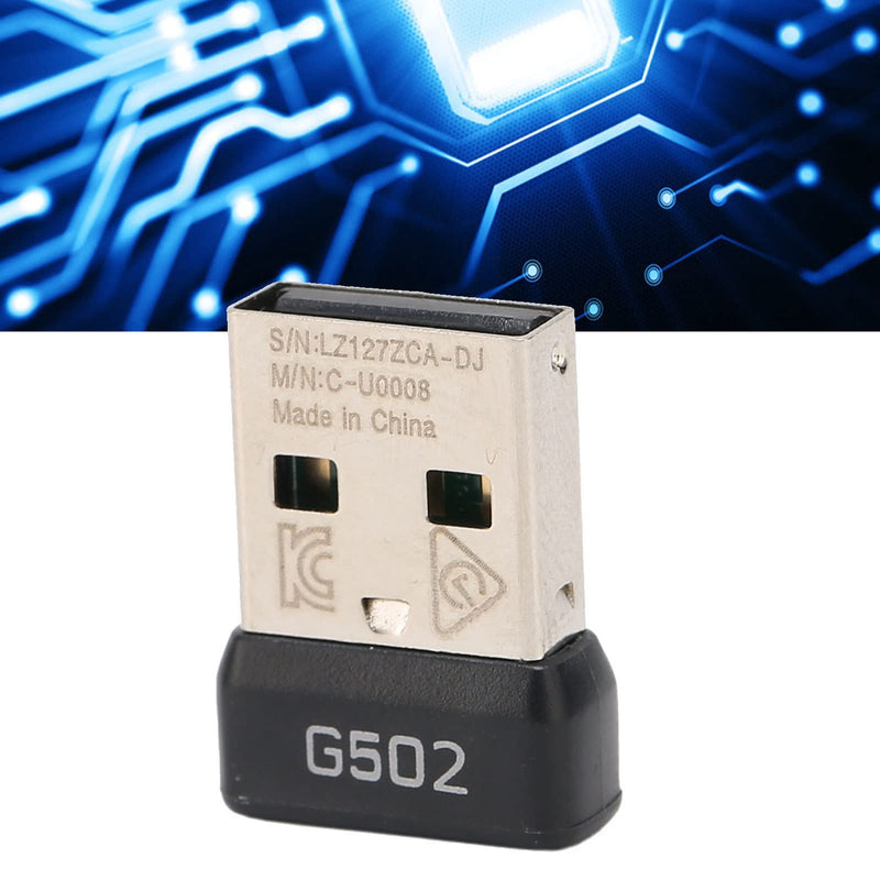 Cuifati 2.4GHz USB Mouse Adapter for G502 LIGHTSPEED, Plug and Play, Portable Size