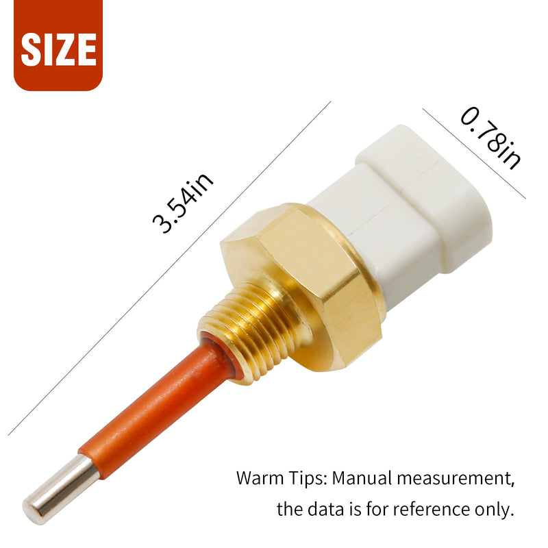 Low Coolant Level Sensor,2 Pin Connector Coolant Level Sensor Replacement for Freightliner Models (1999-2015) Replacement for Detroit Diesel Series 60 Engines,904-7252,23522855