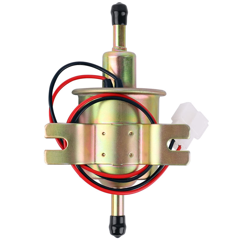 12V General Purpose Electric Fuel Pump, Low Pressure 2.5-4 PSI Inline, Gasoline Diesel Engine Gasoline Transfer Fuel Pump for Carburetor Lawn Mower Boat Carter HEP-02A
