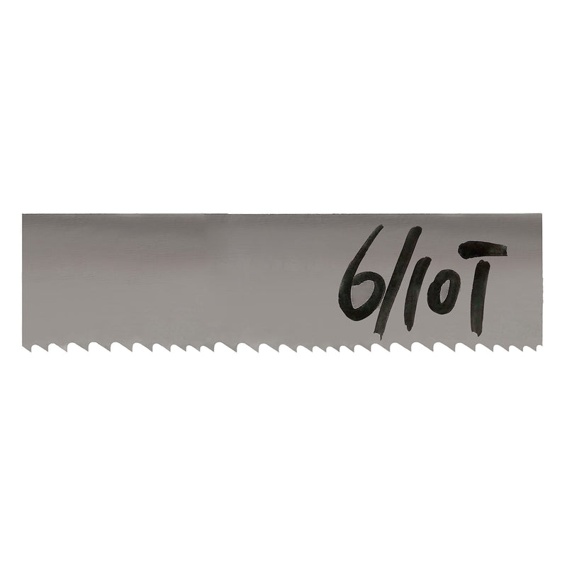 Imachinist S1301610 130" x 1" x 6/10 TPI Bi-Metal Bandsaw Blades for Cutting Non Ferrous Metal, Aluminum, Copper, Brass, Variable Teeth, M42 Grade