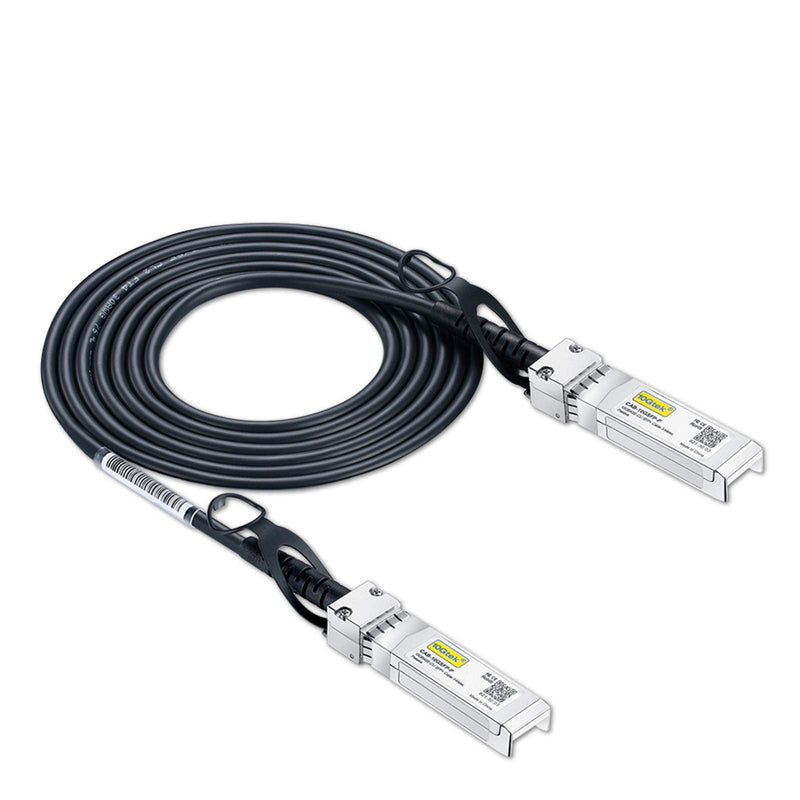 1 Pack of 2-Meter SFP+ DAC Twinax Cable and 1 Pack of 10Gb PCI-E NIC Network Card