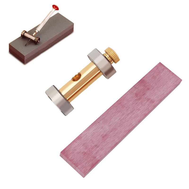 Honio Sharpening Stone Compact Size Wristwatch Sharpener Screwdriver 3000 Grit for Watch Repair