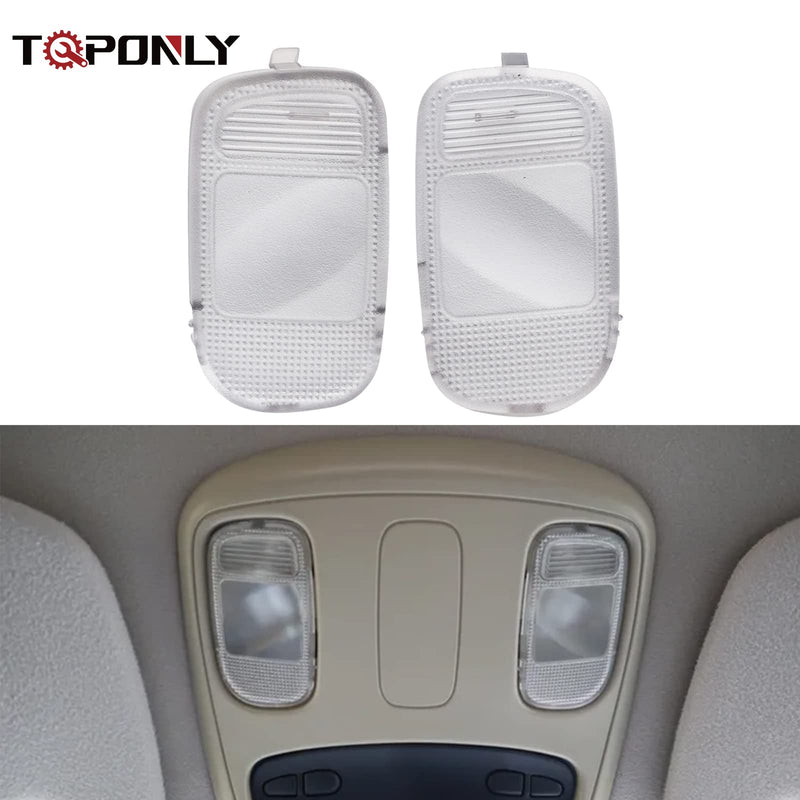 TQPONLY Dome Light Cover Overhead Console Reading Lamp Compatible with Dodge Ram 1500 2500 3500 4500 5500 Truck Parts Replaces 74970 Clear-Dome Light Cover