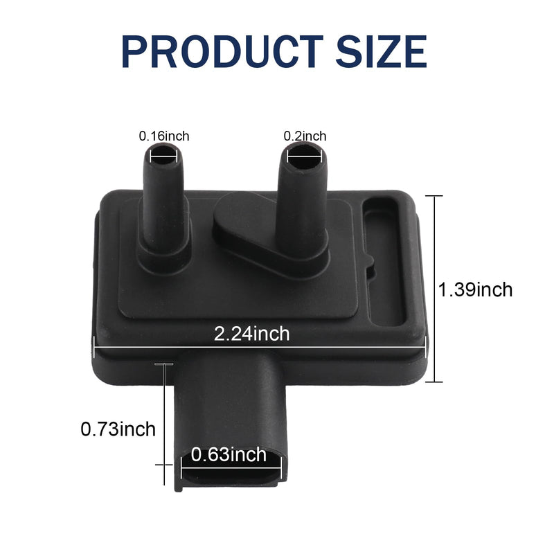 DPFE4 EGR Valve Pressure Feedback Sensor Replacement for Ford F150 Mustang Escape Ranger Focus F250 Windstar Explorer Sport Trac Mazda Mercury Lincoln Town Car 4U7Z9J460AA 4U7Z-9J460-AA