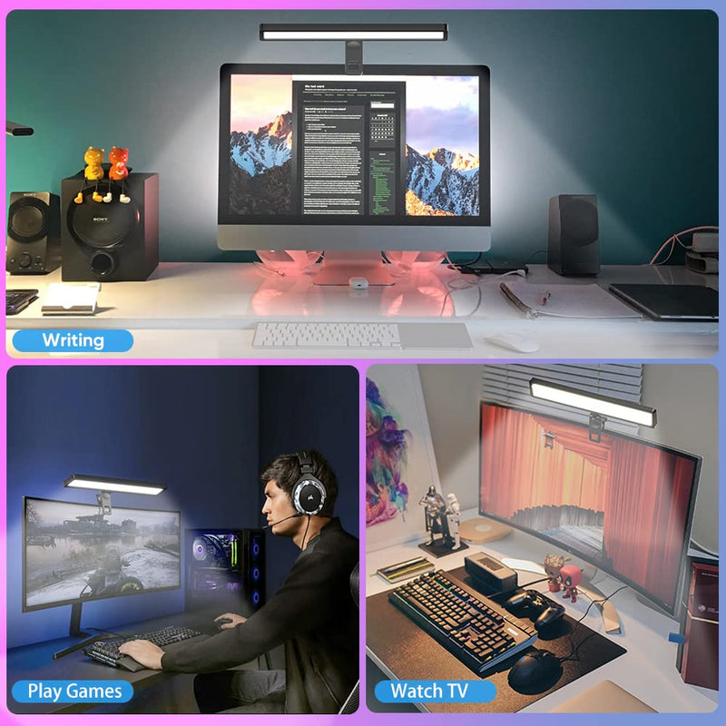 Video Conference Lighting with Tripod for Laptop&Computer -Webcam Light for Streaming-Zoom Lighting with 3 Dimmable Color & 10 Brightness Level for Self Broadcasting and Live Streaming Zoom Light