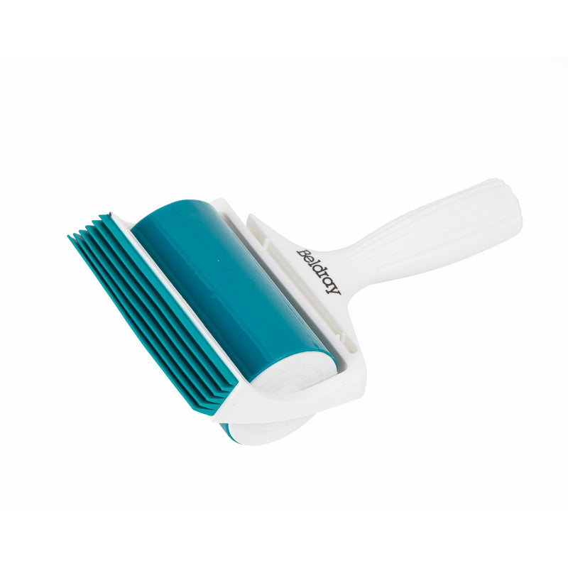 Beldray LA072597EU Handheld Lint Roller – TPR Gel Pet Hair Remover With Squeegee, Sticky Washable & Reusable Fur Removal, Removes Fluff, Fuzz, Dog & Cat Hair From Clothes/Upholstery/Cars, Pet Plus+ | Washable and reusable gel surface, Built-in squeegee...