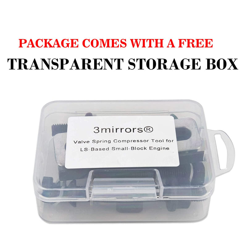 Upgrade 67605 Valve Spring Compressor Tool Higher Nut Compatible with 4.8 5.3 5.7 6.0 6.2 LS1 LS2 LS3 LS6 Chevy LSX Camaro, Corvette, Trans am, GTO, G8, CTS V, GM Trucks, w/T Mark& Storage Box