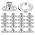 NUOBESTY Grommet Fasteners Turn Button Fasteners 20 Sets Eyelet Mounting Screws for Canvas Galvanized Metal Easy Installation 1.18 X 0.78 X 0.39 in