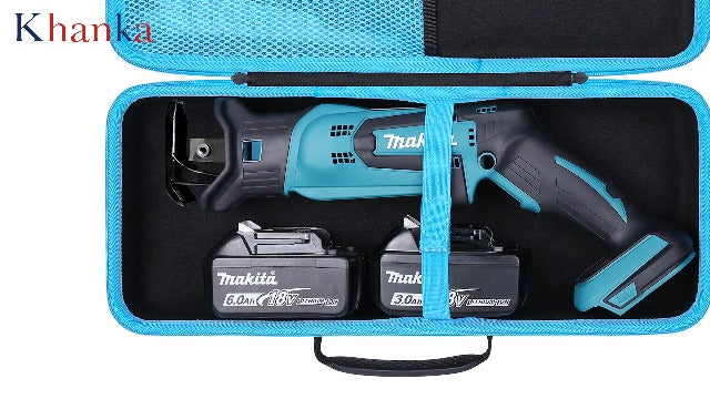 Khanka Hard Tool Case replacement for Makita XRJ01Z / XRJ08Z 18-Volt LXT Lithium-Ion Cordless Compact Reciprocating Saw(Case Only)