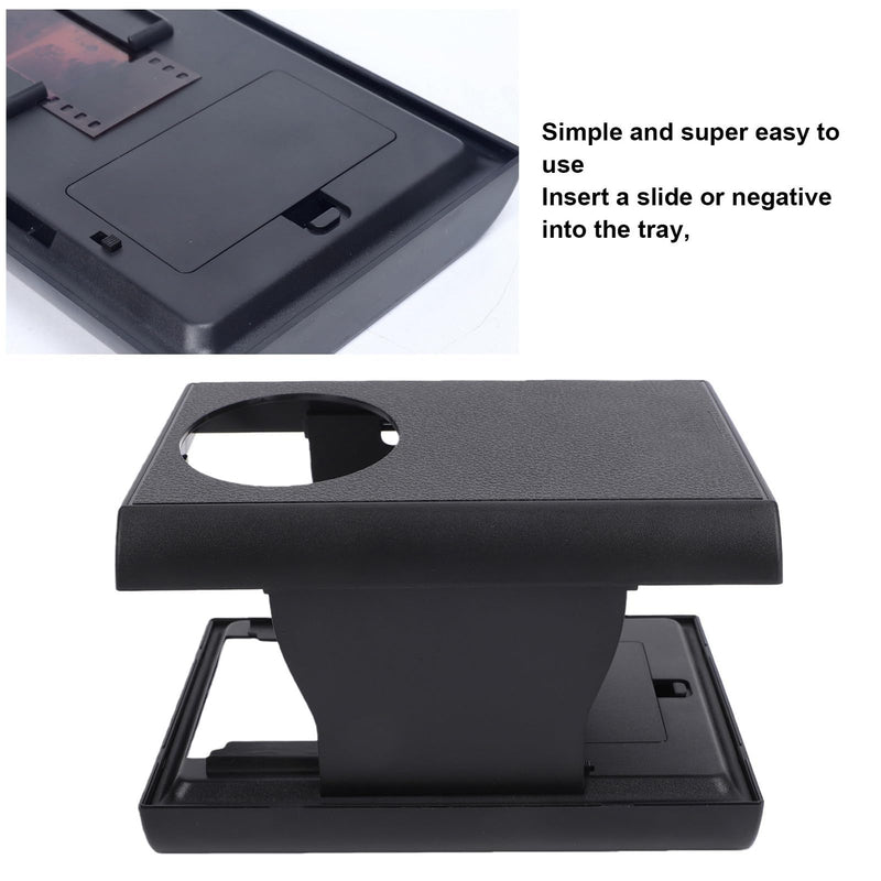 PUSOKEI 35mm 120mm Mobile Film Scanner for Slides and Negatives, Portable Photo Digitizer Convert Old Film to JPEG with Smartphone Camera, Easy to Use