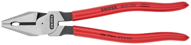 KNIPEX Tools - High Leverage Combination Pliers (0201225SBA), Black
