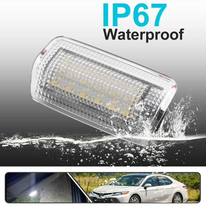 2Pcs LED Courtesy Door Light for Toyota 4Runner Camry Prius Tundra Sienna Avalon Lexus IS ES GS LS RX GX LX Powered by High Power SMD Xenon White LED Error Free