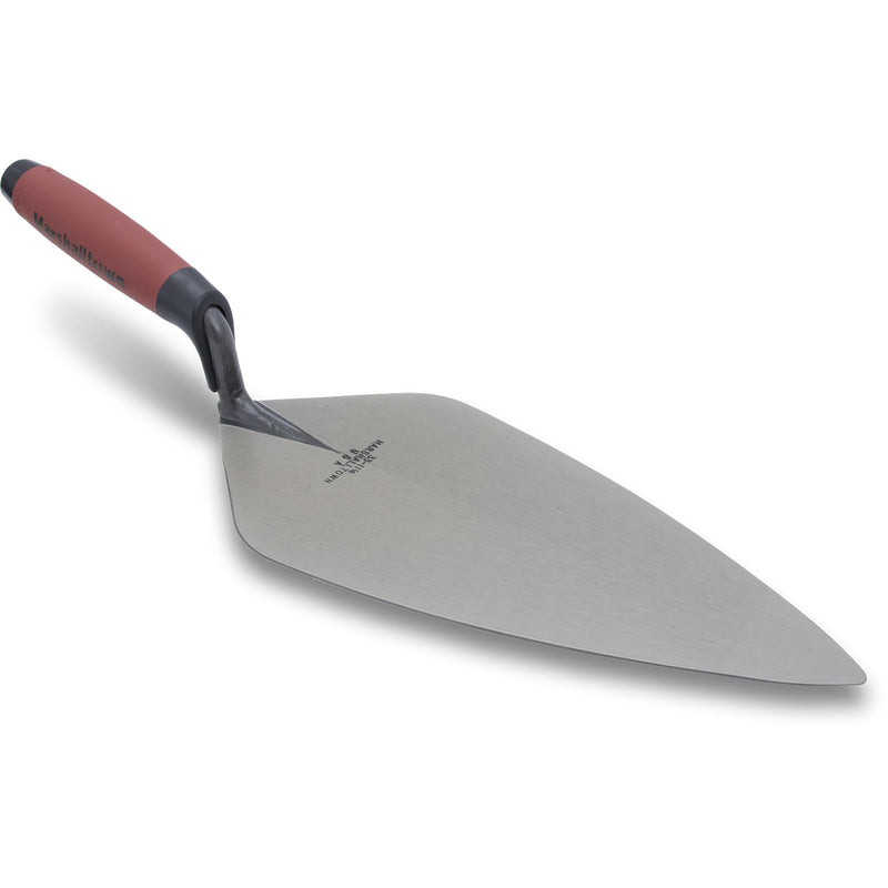 MARSHALLTOWN Brick Trowels, London Style, 12 x 5-1/8 Inch, DuraSoft Handle, Brickwork, Blockwork, Stonework, Masonry, Assembled in USA, 33 12FG