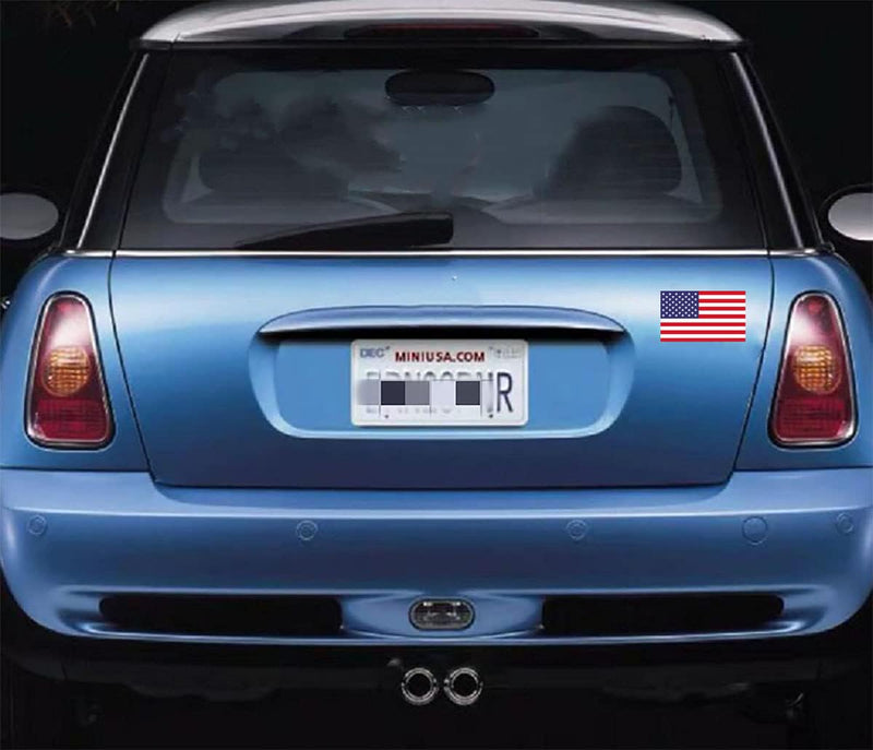 American Flag Decal 5pcs USA Flag Decal Sticker Car Stickers for Cars/Trucks - Support US Military (5 X 3 Inch Red1 Medium