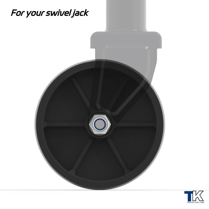 1200lbs 6inch Boat Trailer Jack Wheel, Wheel Replacement for Jack