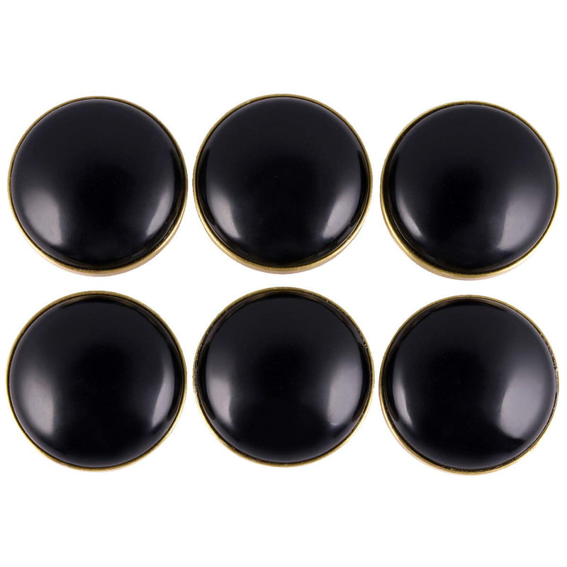 mookaitedecor Black Obsidian Crystal Cabinet Knobs with Screws Set of 2, Drawer Pull Handles for Dresser Wardrobe Cupboard Decorative 1.25x1 Inch