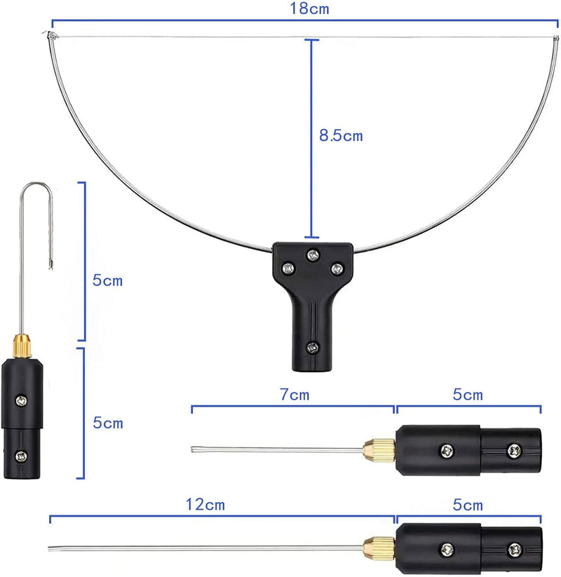 4 in 1 Foam Cutter Set with Digital Voltage Controller, GOCHANGE Electric Cutting Machine Pen Tools Kit, 100-240V /18W Styrofoam Cutting Pen with Electronic Voltage Transformer Adaptor FMC-05