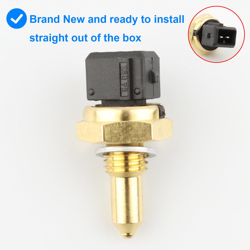 Coolant Temperature Sensor, ECT Temp Sensor Replace TS10270 158-0792 Compatible with BMW - 128i 320i 325i 325xi 328i 328xi 330i 330xi 335i 528i 530i 535i 550i 740i 750i 750Li M3 M5 M6 X3 X5 X6 Z4,More