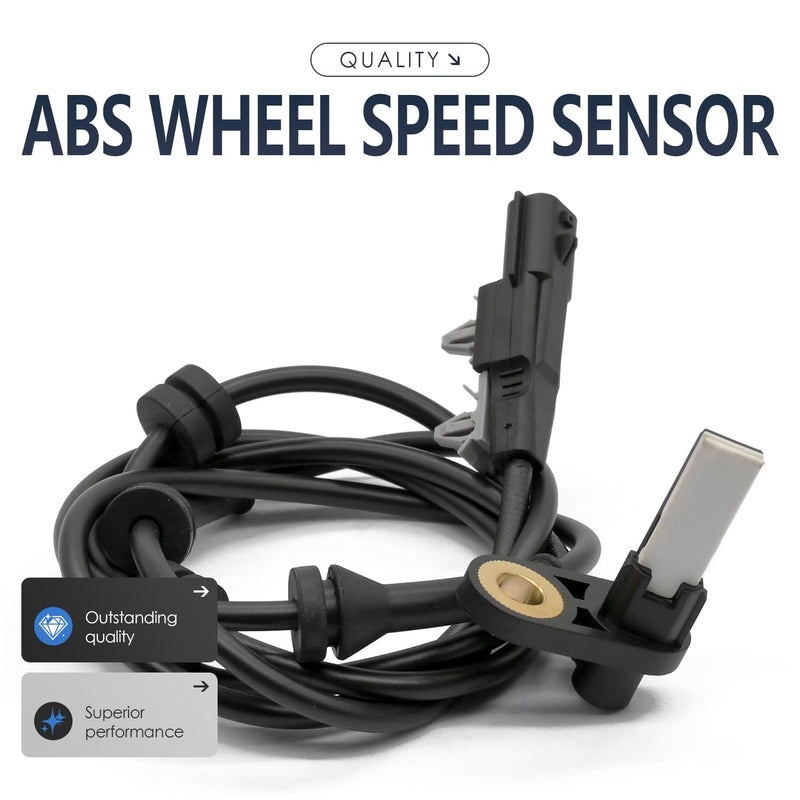 2PCS Rear Left and Right Abs Wheel Speed Sensor Compatible with Nissan Titan 479009FF1A 479019FF1A ALS2609 ALS2610 12 13 14 15 2012 2013 2014 2015