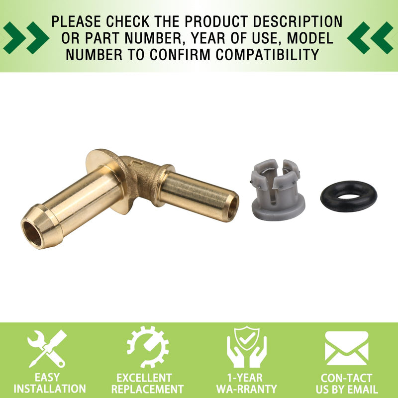 Thermostat Water Outlet Hose Connector Kit Compatible with Jaguar,Range RoverSport Land Rover Discovery4 3.0L V6/5.0L V8 Replaces LR048474 LR049990 C2Z28258