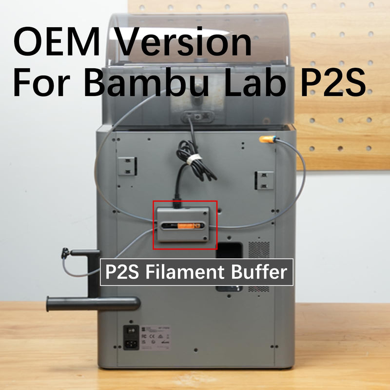 Original P2S Feed Buffer, Filament Buffer Replacement for Bambu Lab P2S 3D Printer, Reduces Tension Fluctuations During The Feeding Process, Ensures Smooth Filament Feeding, 3D Printer Accessories