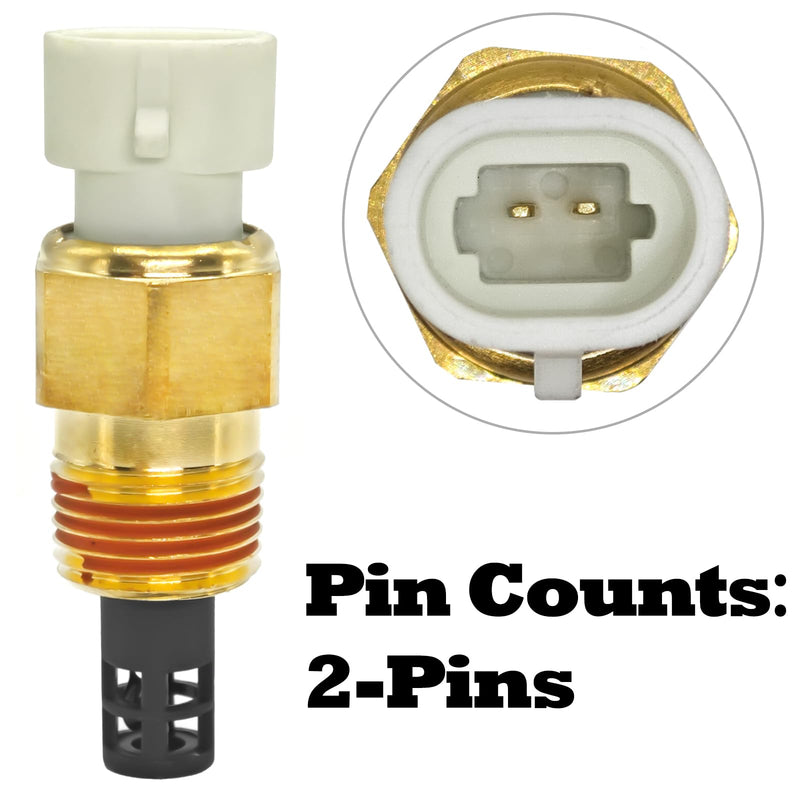 Air Temperature Sensor 25036751 with Connector Pigtail Harness - Air Temperature Sensor IAT/MAT/ACT Kit for GM 25036751 25037225 25037334