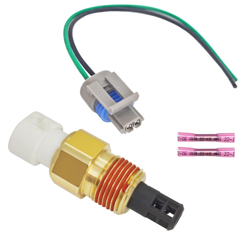 25036751 Intake Air Temperature Sensor Kit w/Pigtail Harness - Fits for GM, Buick, Cadillac, Chevrolet, GMC, Oldsmobile, Pontiac (1985-2009 Models) - Replaces 25036751, 25037225, 25037334