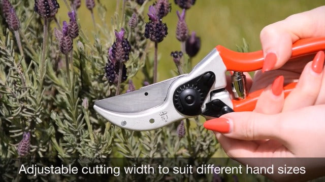 Spear & Jackson Razorsharp Heavy Duty Bypass Pruners, Drop-Forged High Carbon Steel Blades, Adjustable Blade Tension, Ergonomic Handles for Professional Pruning