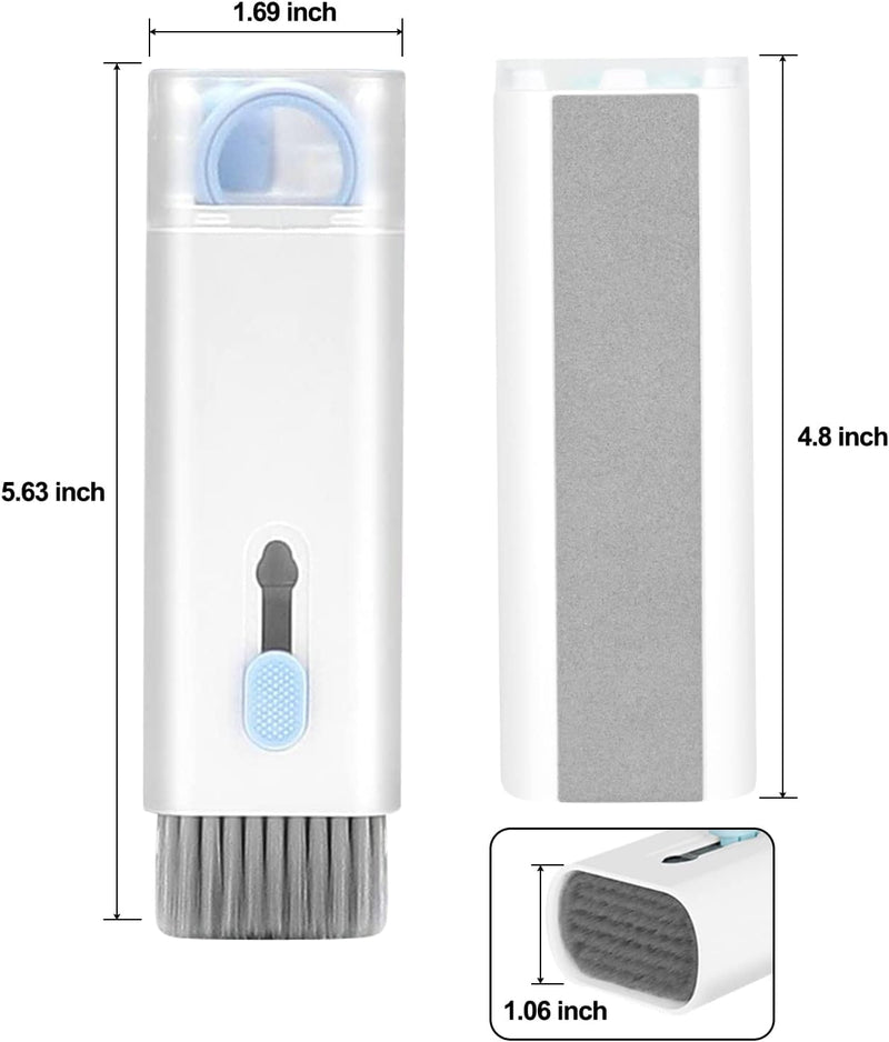 7-in-1 Electronic Cleaner Kit,Keyboard Cleaner,Laptop Cleaner Kit for Monitor, Cell Phone, Headset, Laptop Camera Lens (Blue) Blue