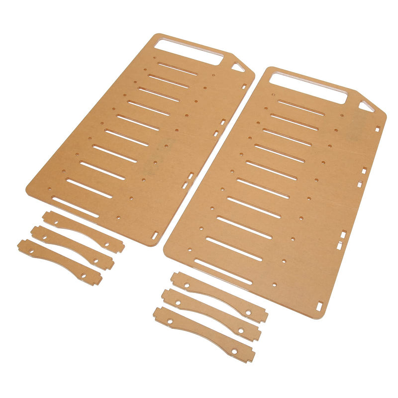 DIY Hard Drive Bracket, Multi Layer Acrylic Rack for Desktop with Accurate Mounting Hole, Supports Multiple 3.5inch Hard Drives, Easy Installation (10 Layers) 10 Layers