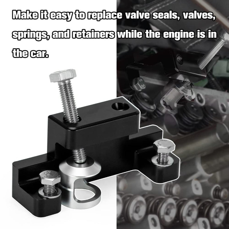 Valve Spring Compressor Tool Removal Compatible with Honda Acura K Series K20 K24 F20C F22C Black