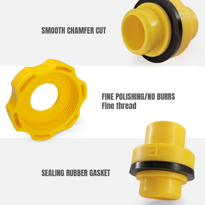 Thorstone No Spill Coolant Funnel Kit, Spill Free Radiator Coolant Filling Funnel, Spill Proof Radiator Funnel Bleeder with Adapters, Automotive Antifreeze Bleeder for Universal Vehicles 1_Funnel kit