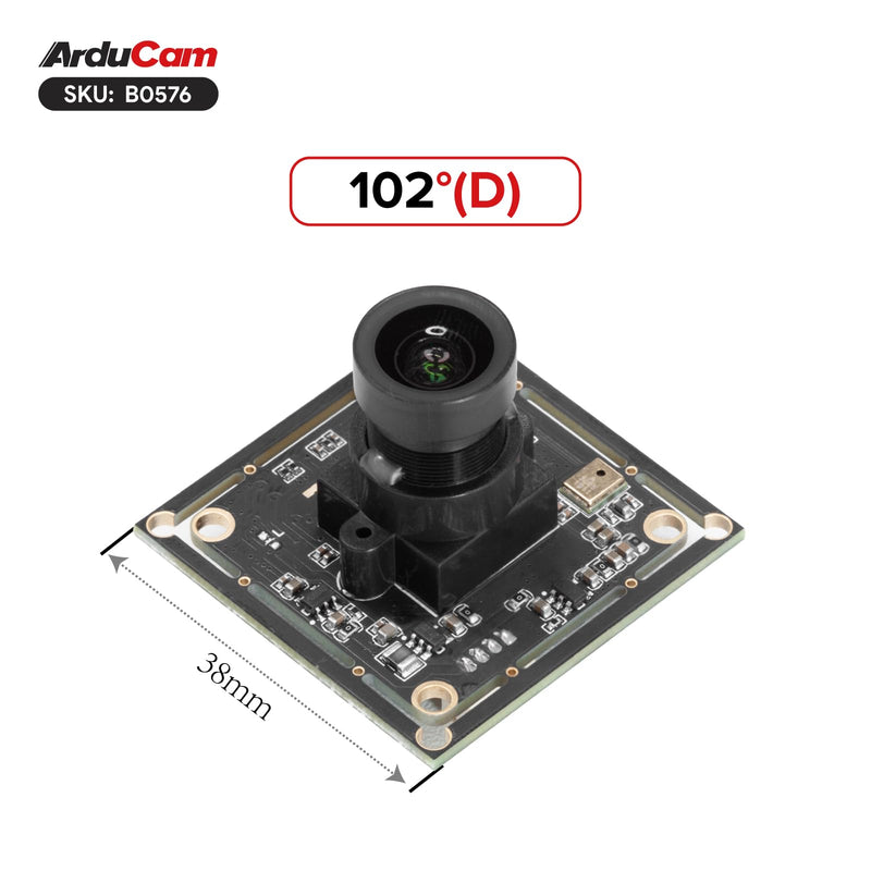 Arducam USB Camera Module, 2.4MP Lightburn Camera, IMX662 Ultra Low Light USB2.0 Webcam IMX662 Cam