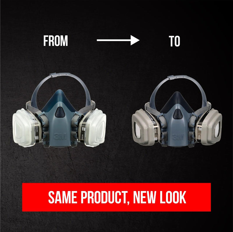 3M Professional Half Mask Organic Vapor, P95 Respirator with Cool Flow Valve, Reusable Respirator, Large