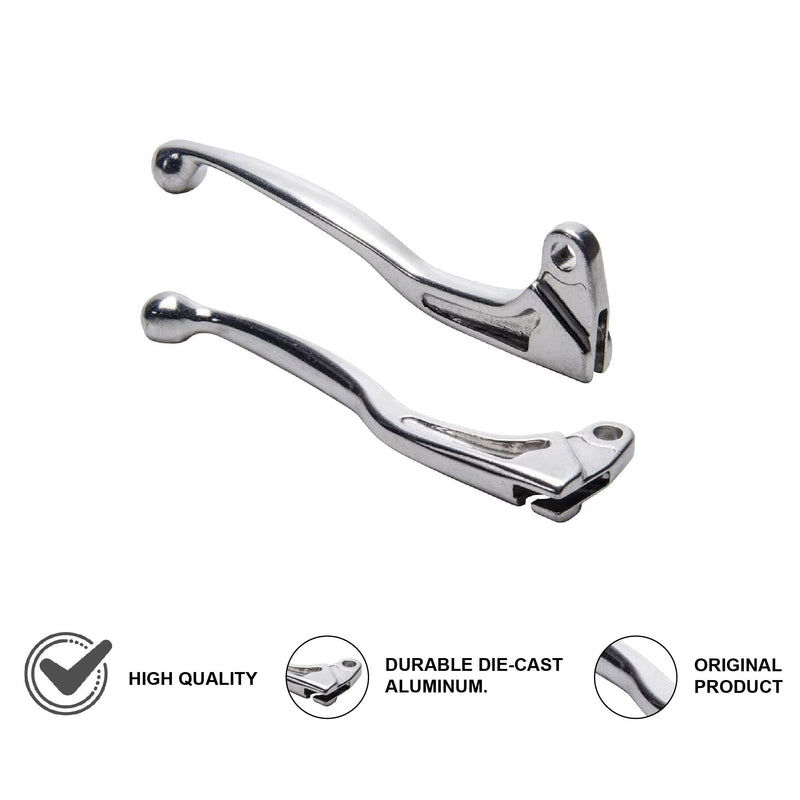Tusk Brake Lever Polished Compatible with Kawasaki KLX110 2002-2020/KLX110L 2010-2020/KLX110R/RL 2021-2025