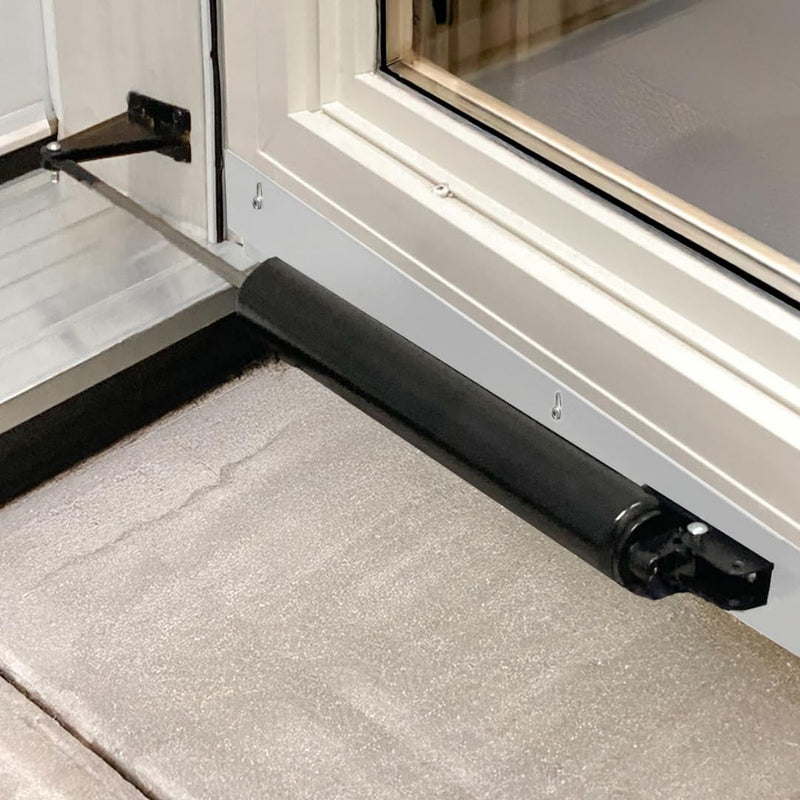 Ideal Security Pneumatic Lock for Screen Door, Black (1.25-2 Inches) 1.5 inch Diameter - Closer only